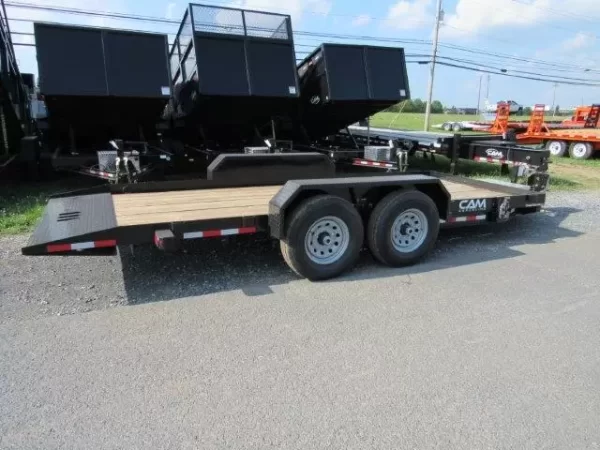 CAM Superline 7 x 18 Equipment Trailer Gravity Full Tilt - Image 6