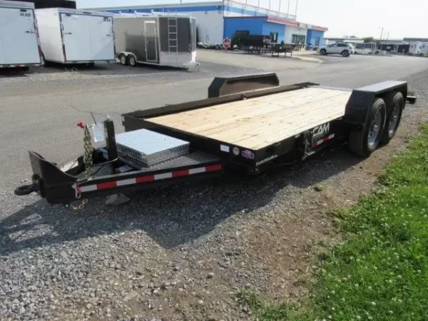 CAM Superline 7 x 18 Equipment Trailer Gravity Full Tilt - Image 5