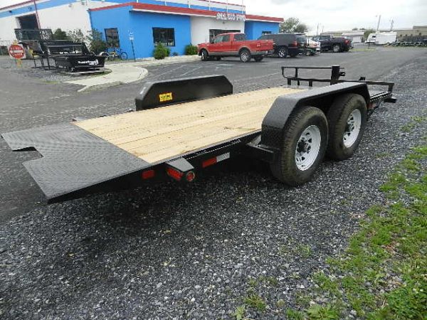 Big Tex 7 x 16 Full Tilt Equipment Trailer Removable Fenders - Image 4