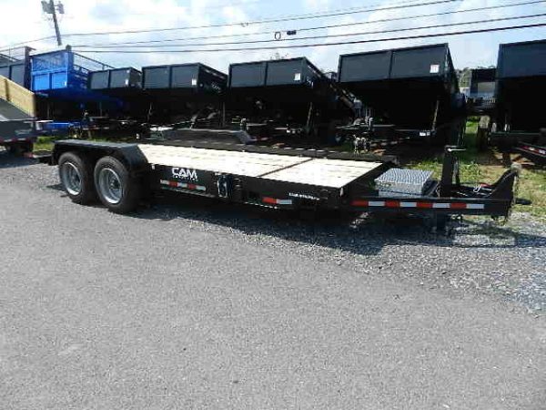 CAM Superline 7 x 21 Powered Split-Tilt Trailer Extra Wide Deck