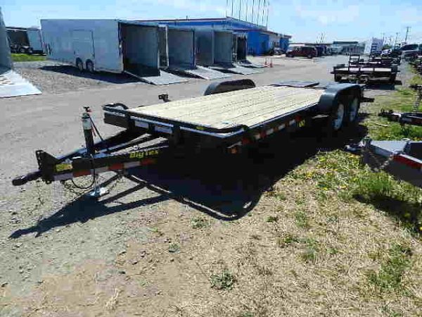 Big Tex 7 x 18 Low Profile Equipment Trailer Mega Ramps - Image 4