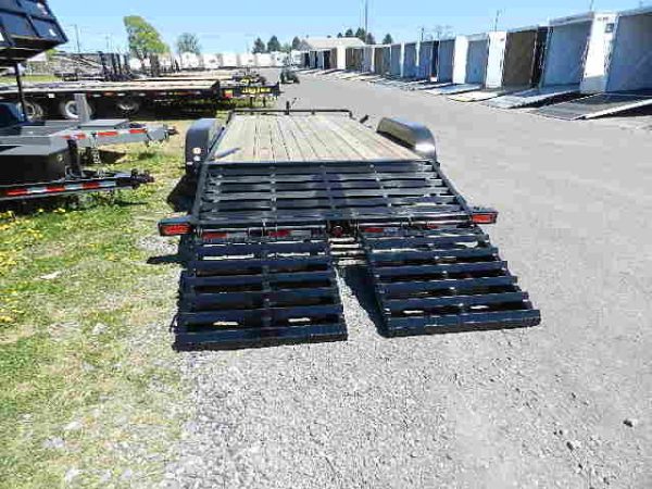 Big Tex 7 x 18 Low Profile Equipment Trailer Mega Ramps - Image 7