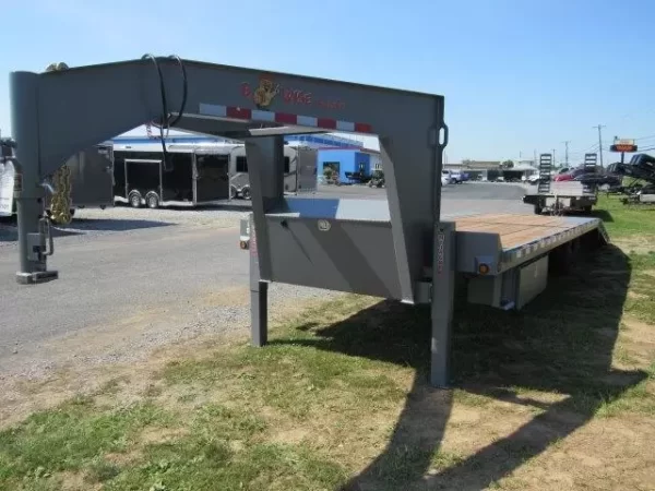 BWise 8 x 30 Gooseneck Equipment Trailer – Hydraulic Tail - Image 8