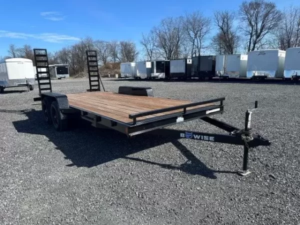 BWise 7 x 18 Low Profile LE Equipment Trailer Ladder Ramps