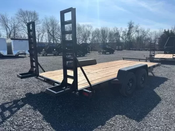 BWise 7 x 18 Low Profile LE Equipment Trailer Ladder Ramps - Image 3