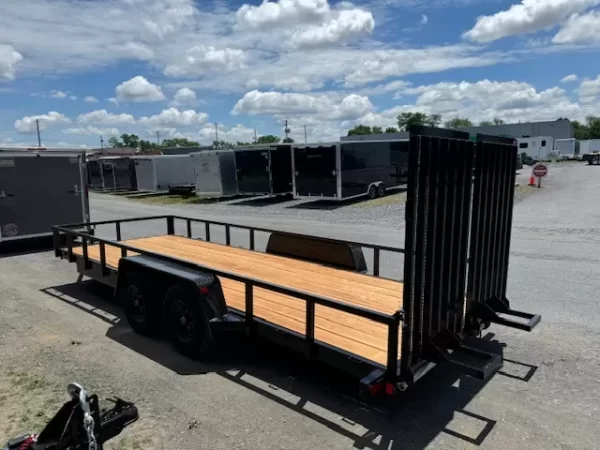 BWise 7 x 20 Low Profile Equipment Trailer Landscape Ramp - Image 3