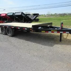 Big Tex 102″ x 16′ Deckover Equipment Trailer – Slide Out Ramps