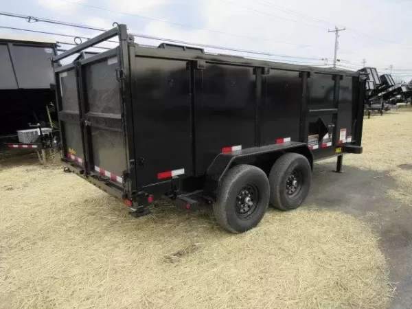 Big Tex 7 x 14 Gooseneck Dump Trailer Solid High Sides - Image 6