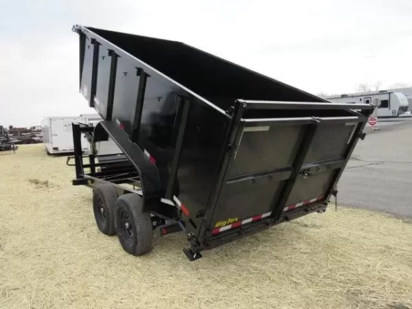Big Tex 7 x 14 Gooseneck Dump Trailer Solid High Sides - Image 7