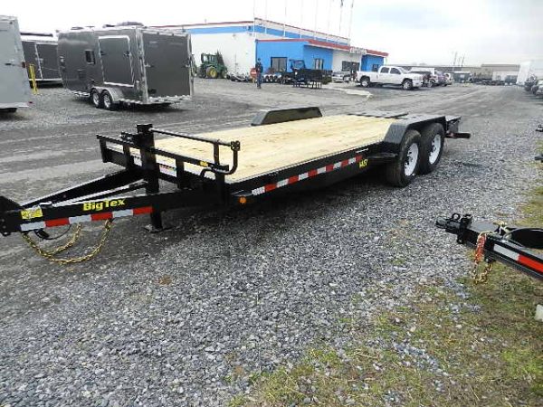 Big Tex 7 x 20 Equipment Trailer 14K Mega Ramps - Image 3