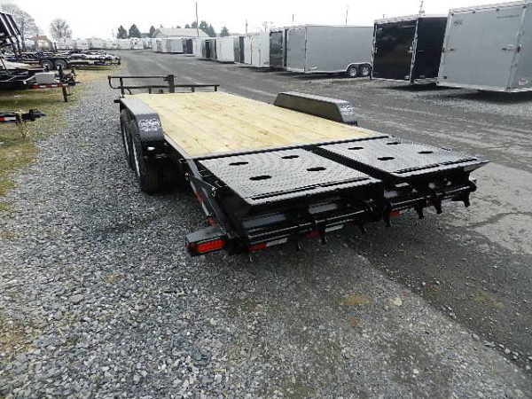 Big Tex 7 x 20 Equipment Trailer 14K Mega Ramps - Image 2