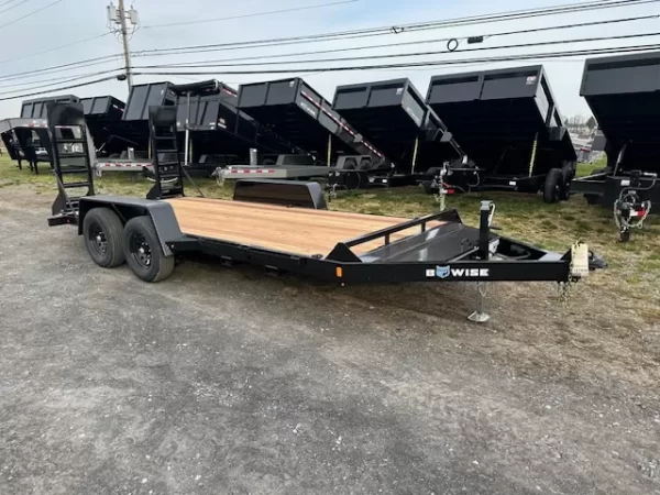 BWise 7 x 16 Low Profile Equipment Trailer Ladder Ramps - Image 3