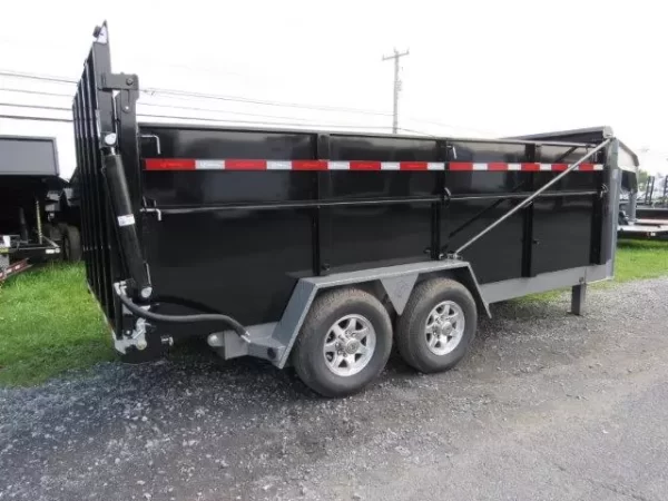 BWise 7 x 16 Heavy Duty Gooseneck Dump – Ultimate Dump Trailer - Image 5