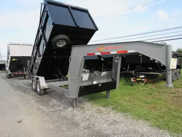 BWise 7 x 16 Heavy Duty Gooseneck Dump – Ultimate Dump Trailer - Image 12