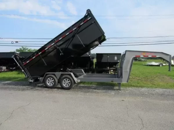 BWise 7 x 16 Heavy Duty Gooseneck Dump – Ultimate Dump Trailer - Image 8