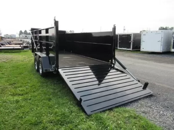 BWise 7 x 16 Heavy Duty Gooseneck Dump – Ultimate Dump Trailer - Image 4
