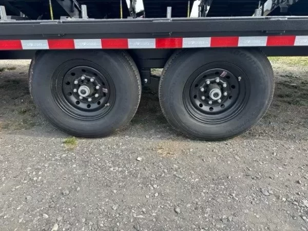 BWise 8.5 x 24 Gooseneck Equipment Trailer – Ladder Ramps - Image 3