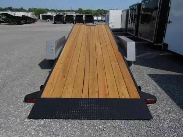 BWise 7 x 20 Low Profile Full Tilt Equipment Trailer Hydraulic Tilt - Image 9