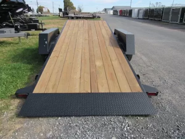BWise 7 x 22 Low Profile Split Tilt Equipment Trailer 8K Axles - Image 7