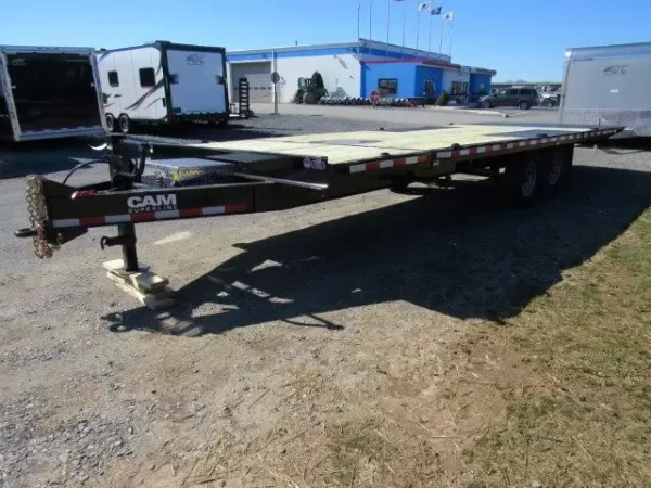 CAM Superline 8 x 24 Equipment Trailer Powered Split Tilt - Image 7