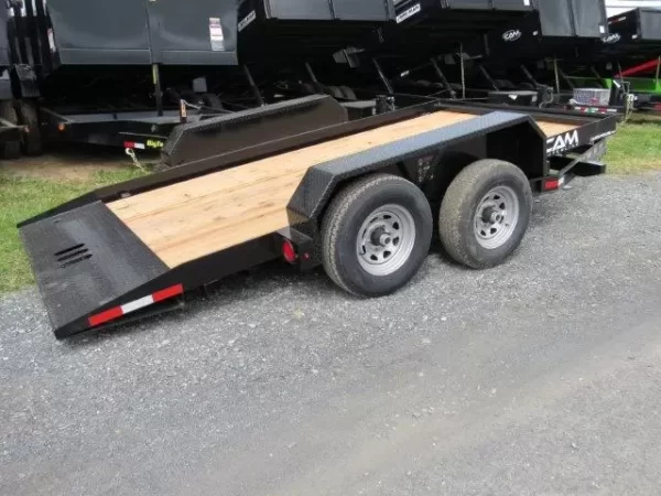 CAM Superline 7 x 14 Equipment Trailer Full Tilt Deck - Image 2