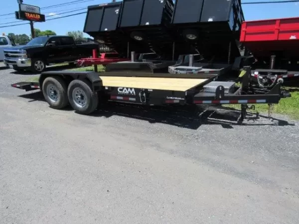 CAM Superline 7 x 18 Equipment Trailer – Powered Tilt-Deck