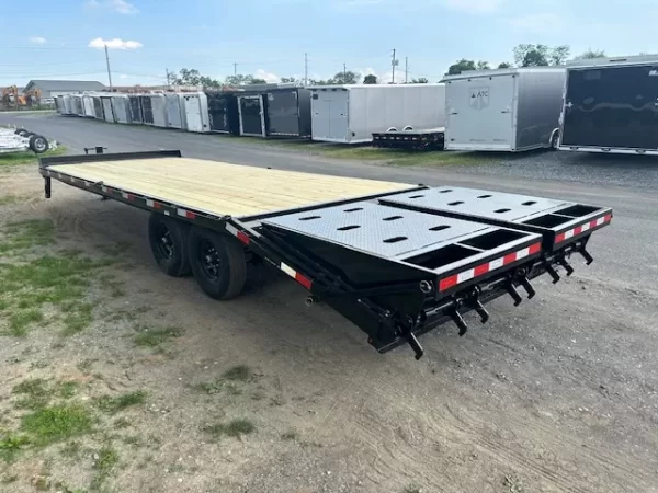 CAM Superline 8 x 25 Deckover Equipment Trailer Super Ramps - Image 3