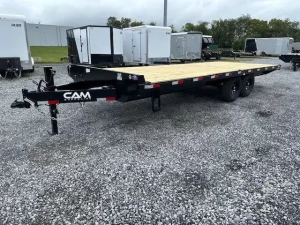 CAM Superline 8.5 x 22 Deckover Equipment Trailer Slide Out Ramps - Image 8