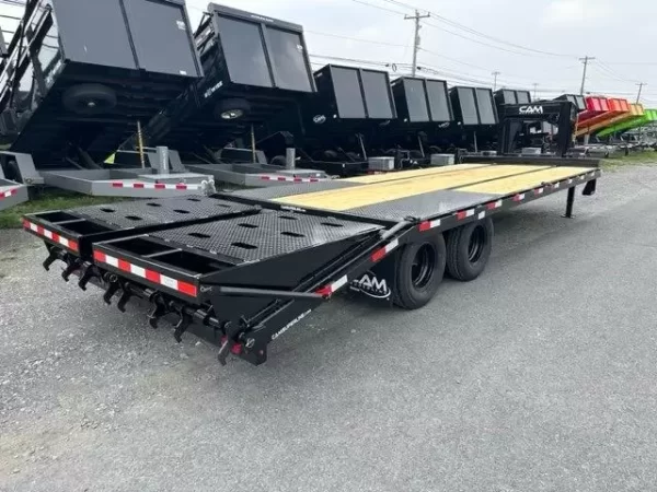 CAM Superline 8 x 25 Deckover Gooseneck Equipment Trailer - Image 5