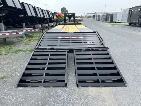 CAM Superline 8 x 25 Deckover Gooseneck Equipment Trailer - Image 6