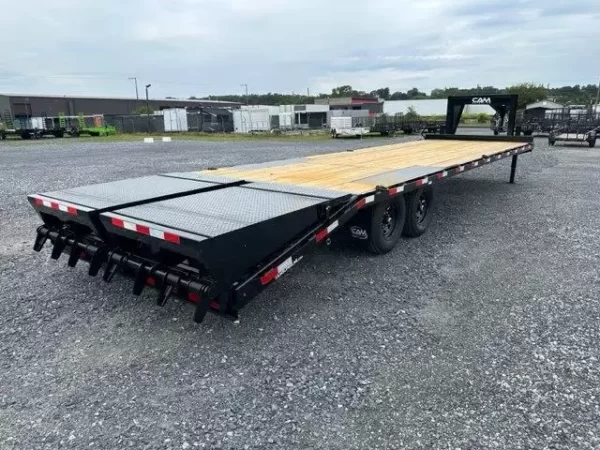 CAM Superline 8 x 30 Gooseneck Deckover Equipment Trailer - Image 3