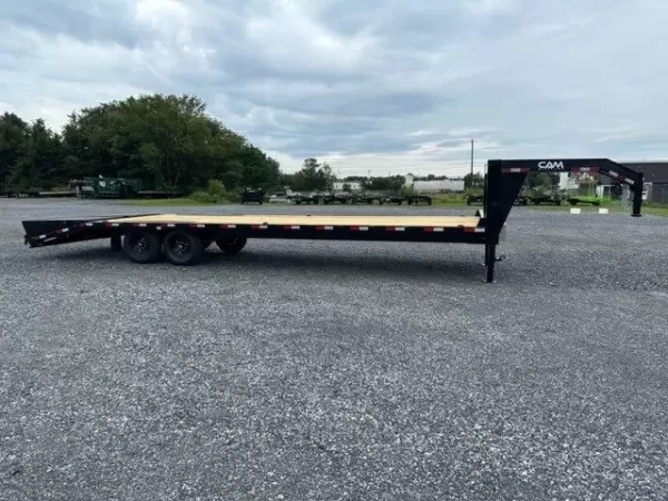 CAM Superline 8 x 30 Gooseneck Deckover Equipment Trailer - Image 2