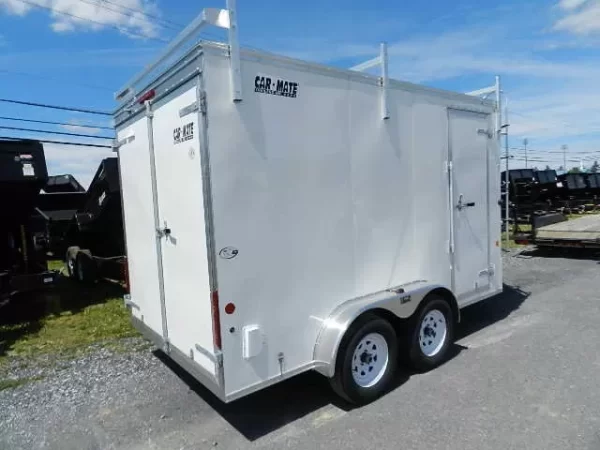 Car Mate 7 x 12 V-Nose Enclosed Trailer - Image 3