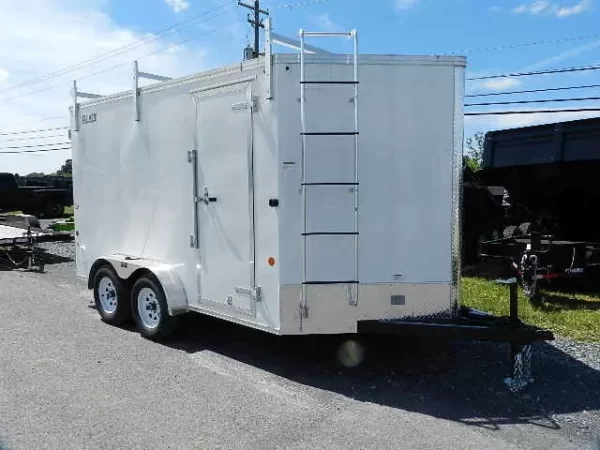 Car Mate 7 x 12 V-Nose Enclosed Trailer