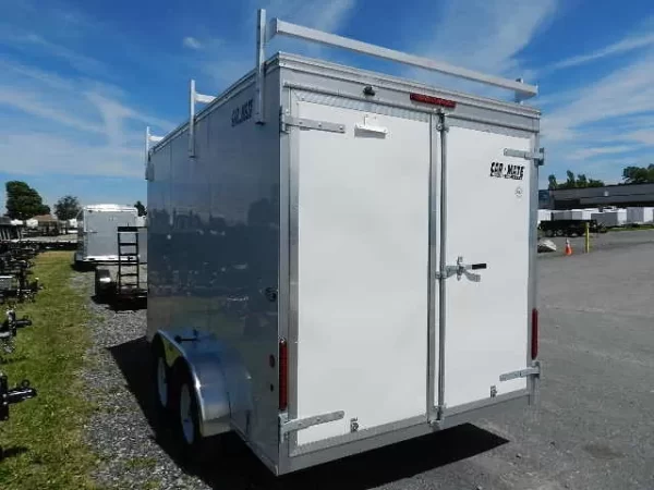 Car Mate 7 x 12 V-Nose Enclosed Trailer