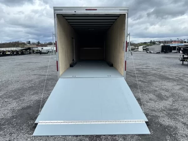 Car Mate 8.5 x 38 Enclosed Gooseneck Trailer Aluminum Wheels - Image 7
