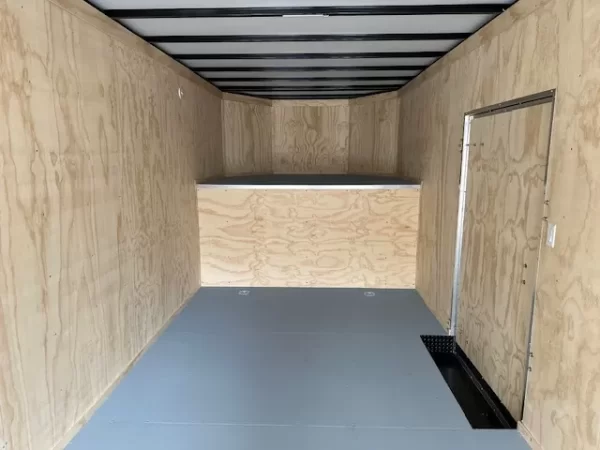 Car Mate 8.5 x 38 Enclosed Gooseneck Trailer Aluminum Wheels - Image 3