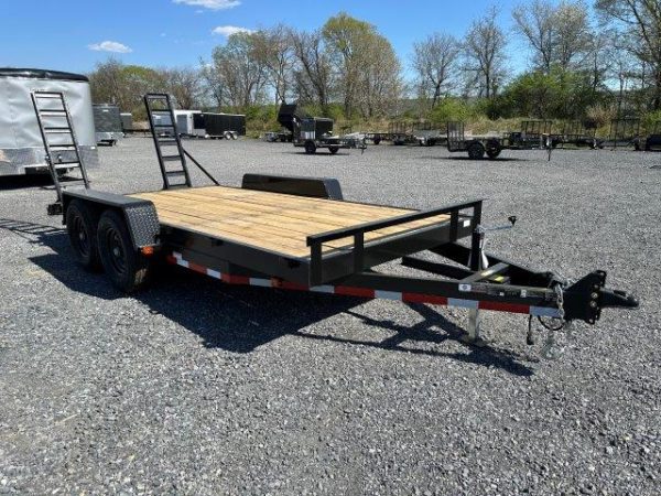 Carry-On 7 x 16 Equipment Trailer – Ladder Ramps