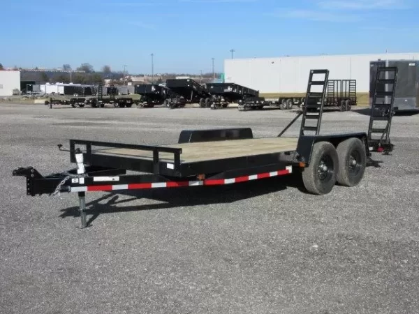 Carry On 7 x 18 Equipment Trailer Ladder Ramps - Image 5