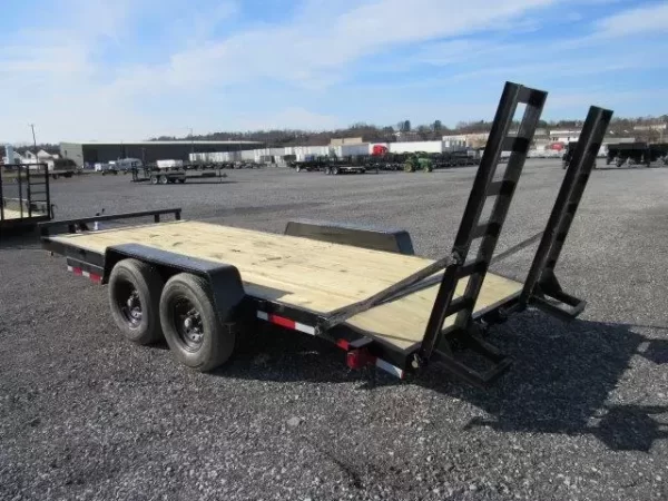 Carry On 7 x 18 Equipment Trailer Ladder Ramps - Image 2