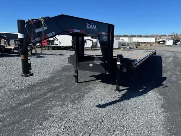 CAM Superline 8 x 40 Deckover Gooseneck Equipment Trailer - Image 3