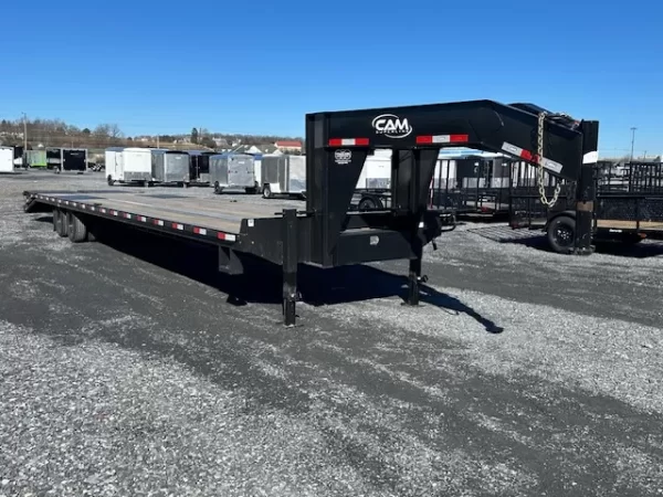 CAM Superline 8 x 40 Deckover Gooseneck Equipment Trailer - Image 2