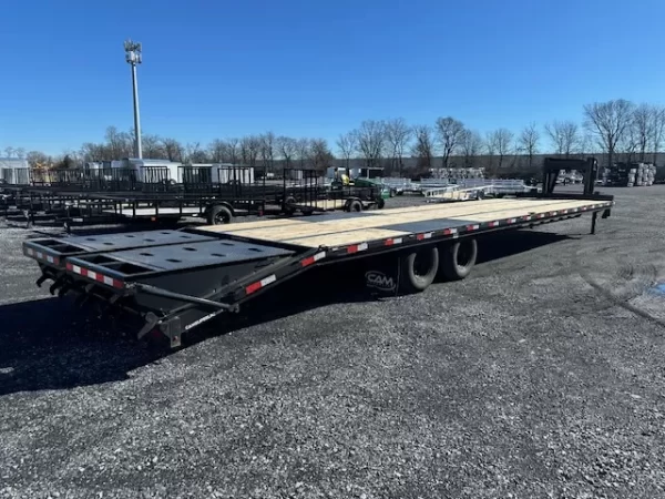 CAM Superline 8 x 40 Deckover Gooseneck Equipment Trailer - Image 4