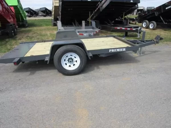 Premier 6 x 12 Equipment Trailer Single Axle Tilt Deck - Image 3