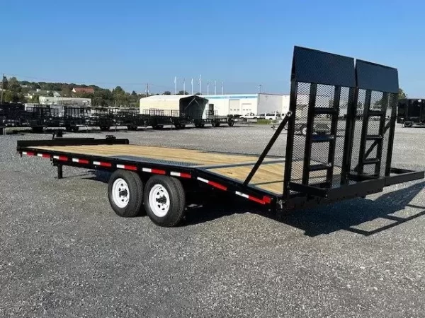 Premier 8.5 x 20 Deckover Equipment Trailer Landscape Ramp - Image 3