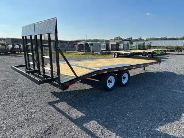 Premier 8.5 x 20 Deckover Equipment Trailer Landscape Ramp - Image 2