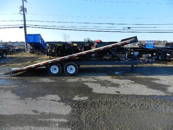 BWise 8 x 22 Deckover Equipment Trailer – Power Tilt