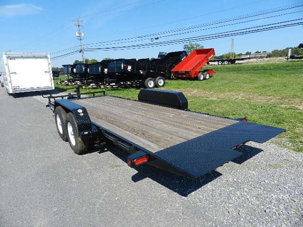 Big Tex 7 x 20 Full Tilt Equipment Trailer Removable Fenders - Image 2