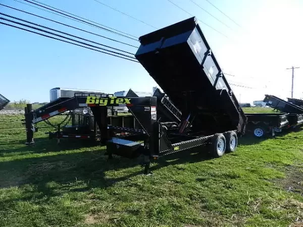 Big Tex 7 x 16 Gooseneck Dump Trailer - Image 12