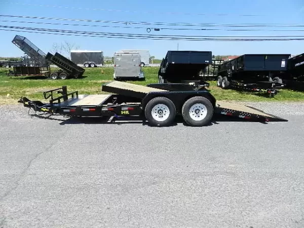 Big Tex 7 x 20 Split-Tilt Equipment Trailer Tilt Deck - Image 7
